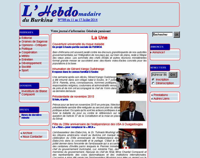Hebdo.bf thumbnail Hebdo.bf thumbnail