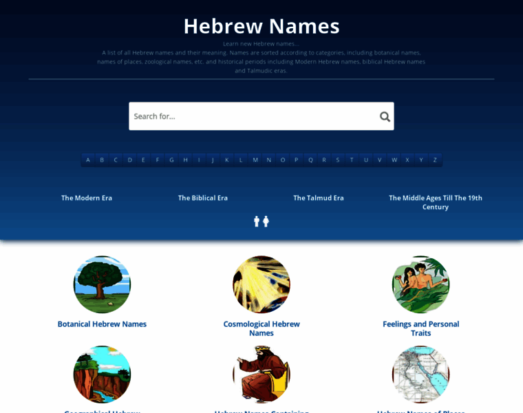 Hebrewnames.info thumbnail