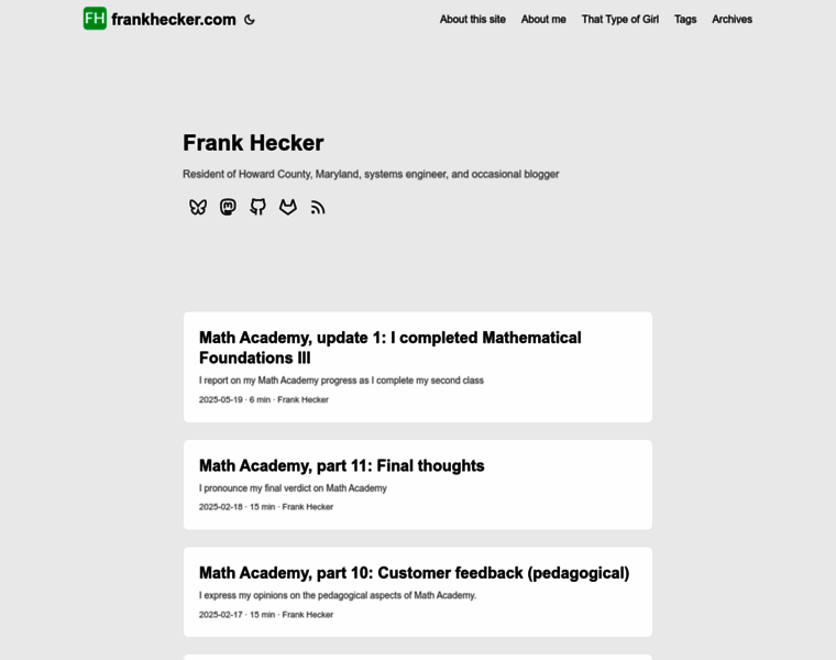 Hecker.org thumbnail