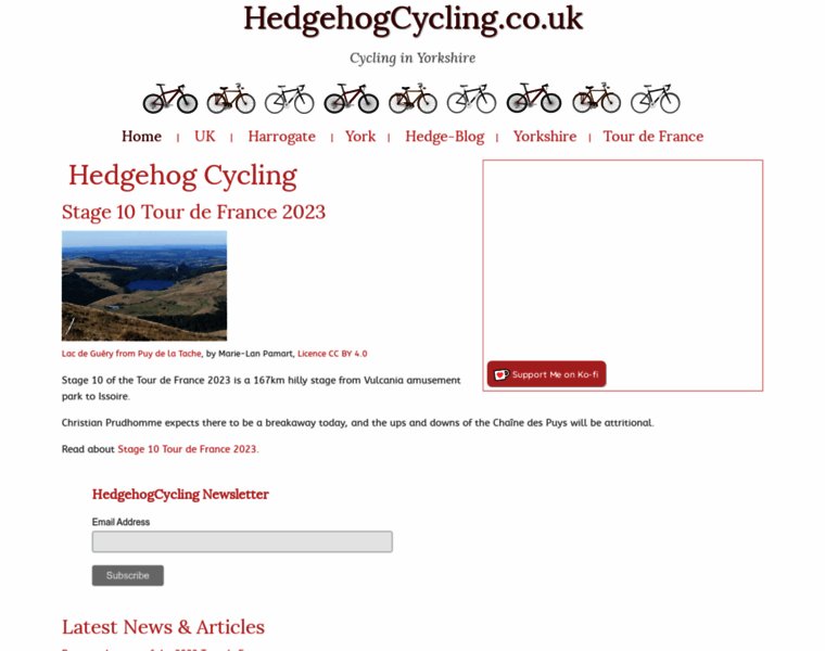 Hedgehogcycling.co.uk thumbnail