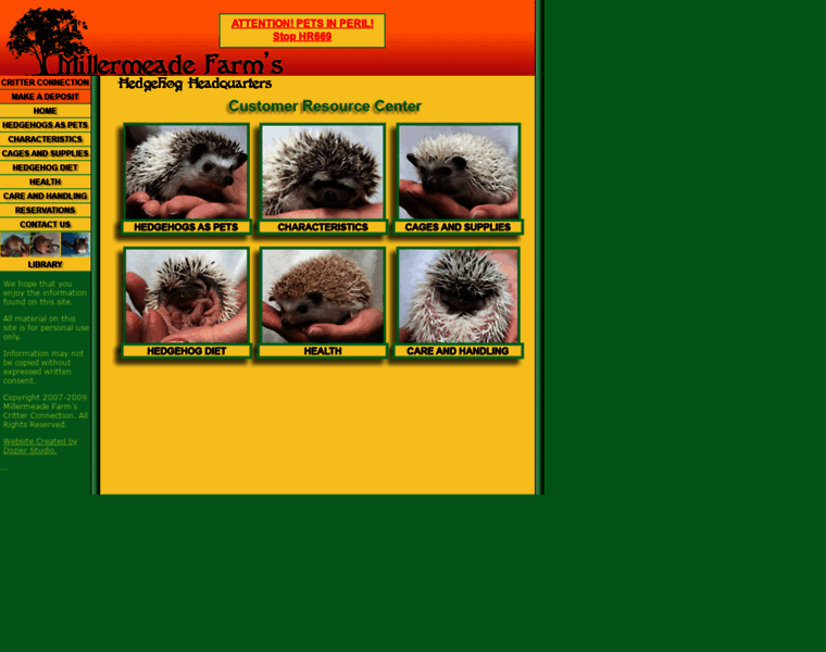 Hedgehogheadquarters.com thumbnail