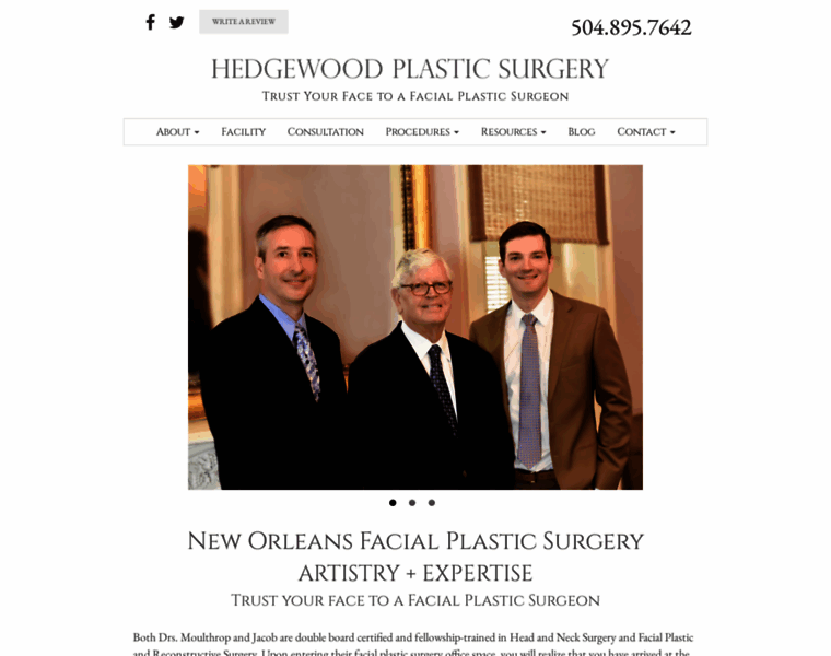 Hedgewoodplasticsurgery.com thumbnail