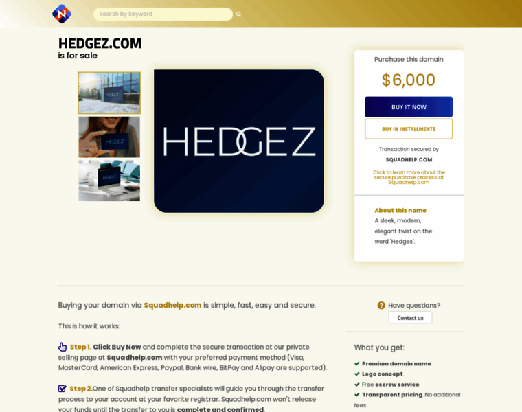 Hedgez.com thumbnail