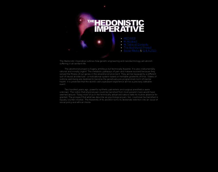 Hedonistic-imperative.com thumbnail