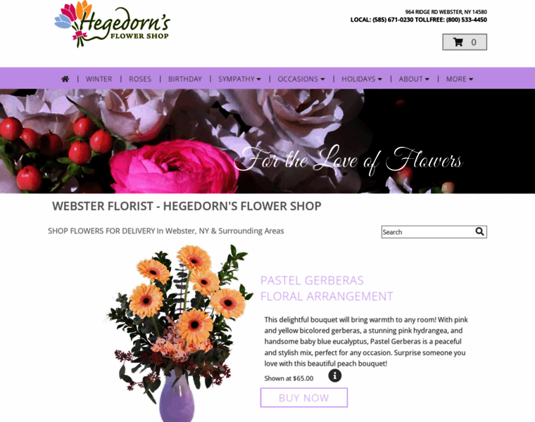 Hegedornsflowershop.net thumbnail