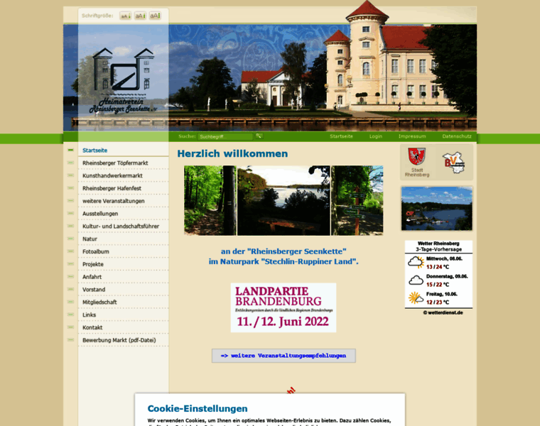 Heimatverein-rheinsberg.de thumbnail