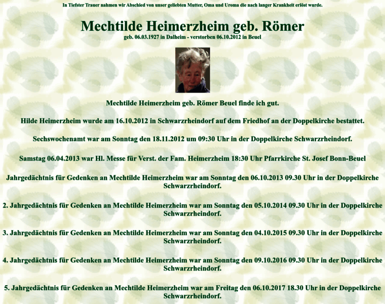 Heimerzheim.com thumbnail