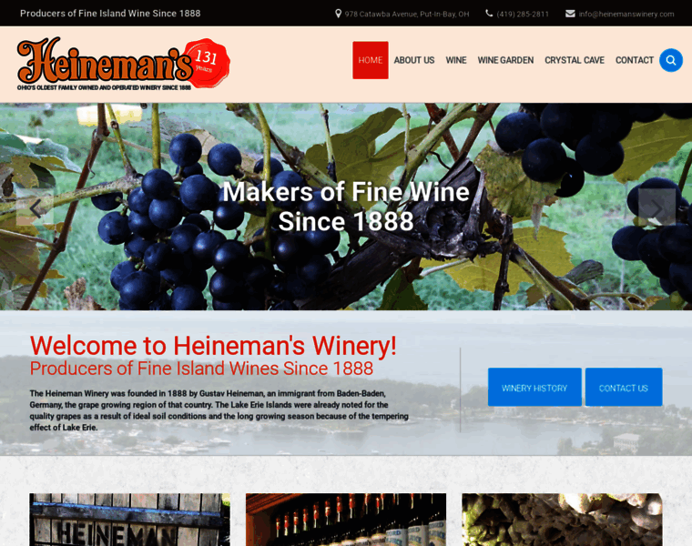 Heinemanswinery.com thumbnail