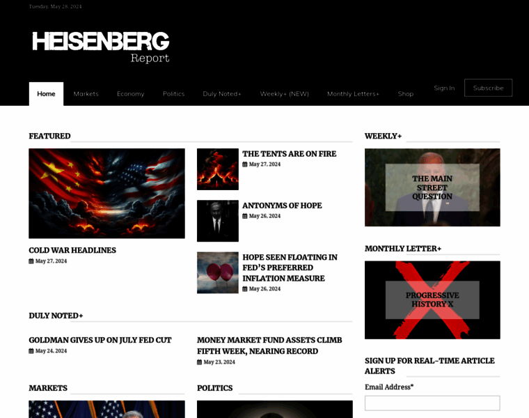 Heisenbergreport.com thumbnail