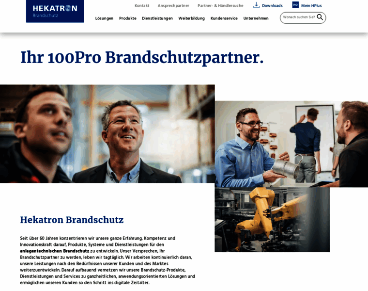 Hekatron-brandschutz.de thumbnail