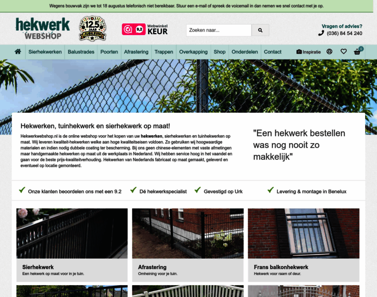 Hekwerkwebshop.nl thumbnail