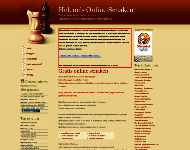 Helena-schaken.nl thumbnail
