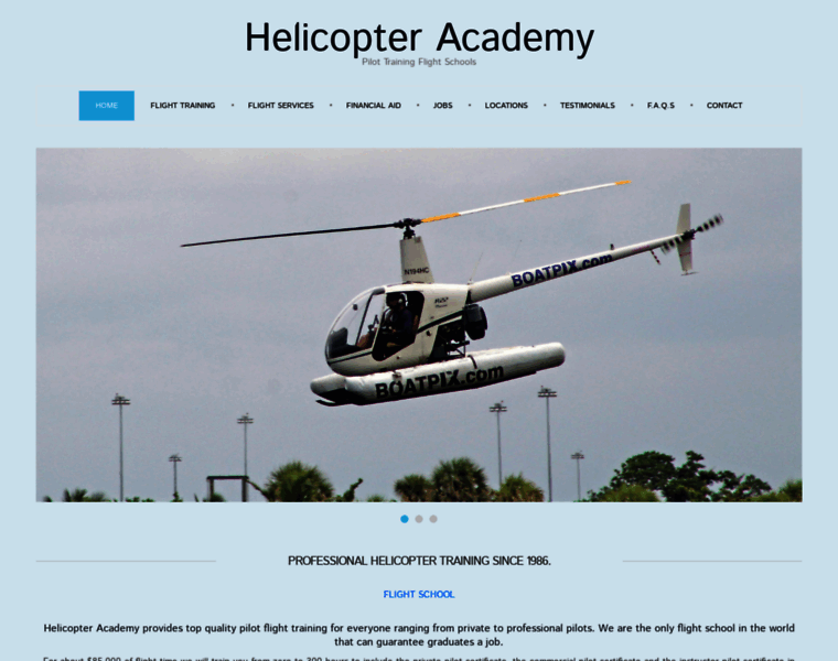 Helicopteracademy.com thumbnail