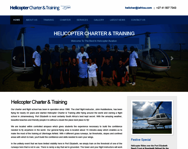 Helicoptercharter.co.za thumbnail