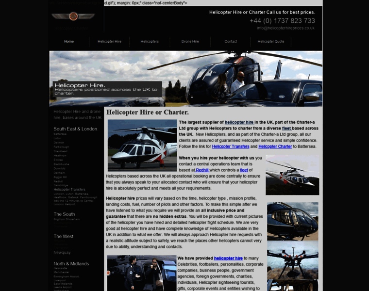 Helicopterhireprices.co.uk thumbnail