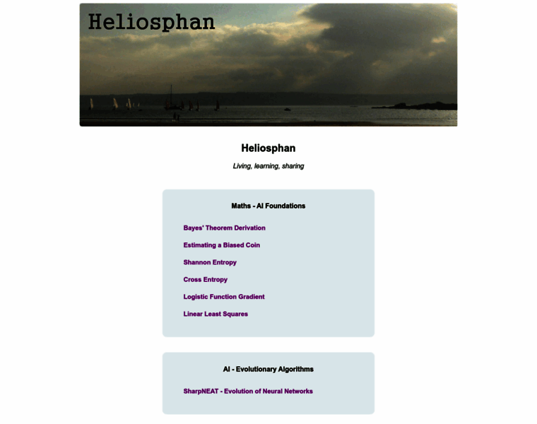 Heliosphan.org thumbnail