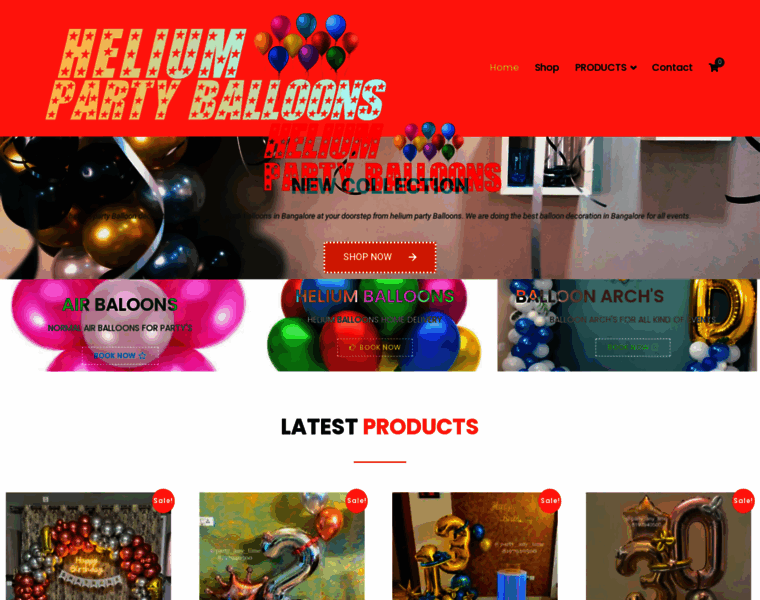 Heliumpartyballoons.co.in thumbnail