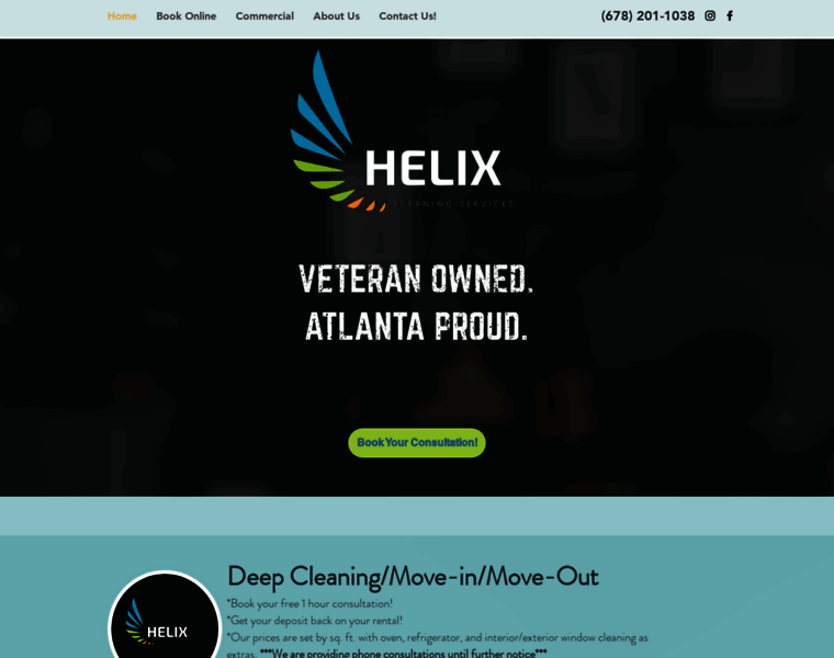 Helixcleaningservices.com thumbnail