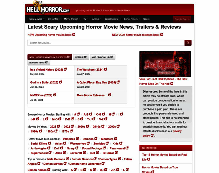 Hellhorror.com thumbnail