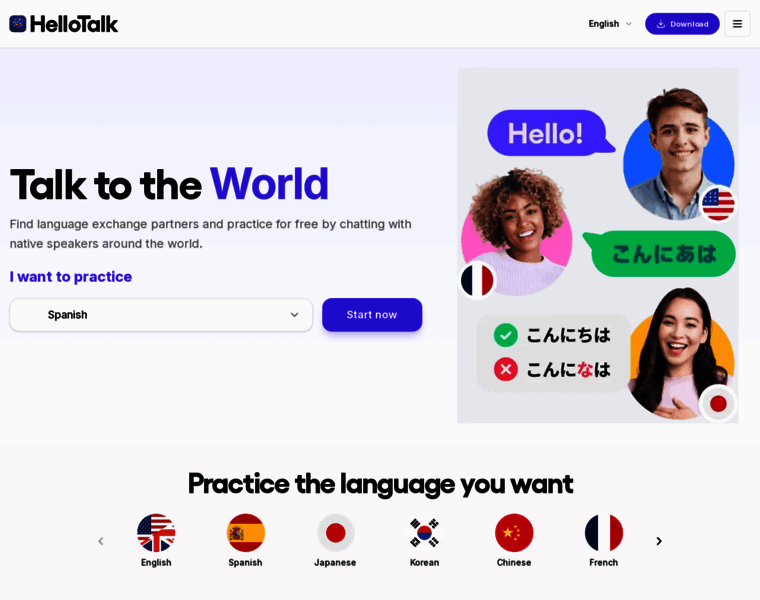 hellotalk.com at WI. HelloTalk - Learn Languages with Native Speakers ...