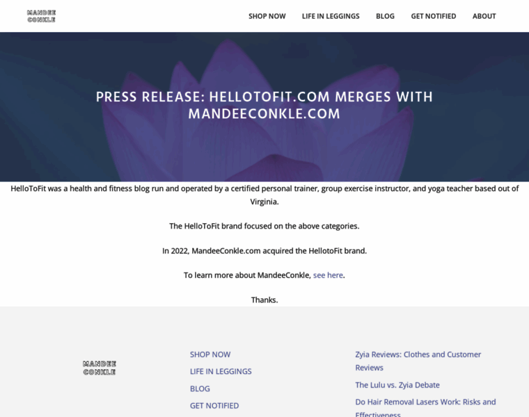 Hellotofit.com thumbnail