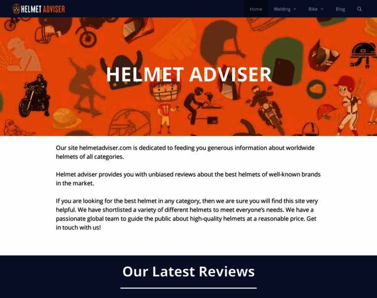 Helmetadviser.com thumbnail