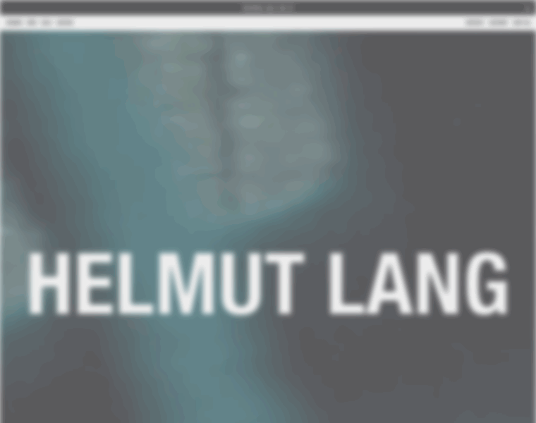 Helmutlang.com thumbnail
