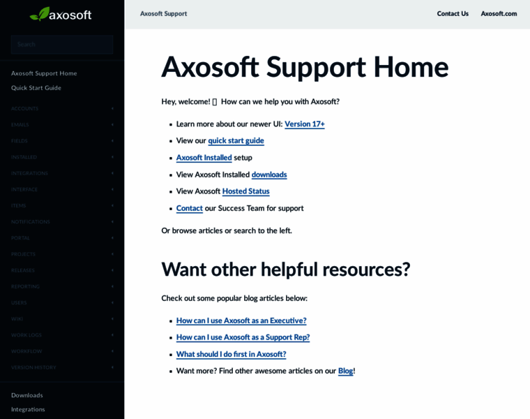 Help.axosoft.com thumbnail