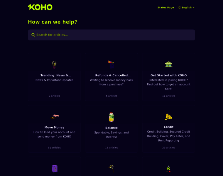 Help.koho.ca thumbnail Help.koho.ca thumbnail