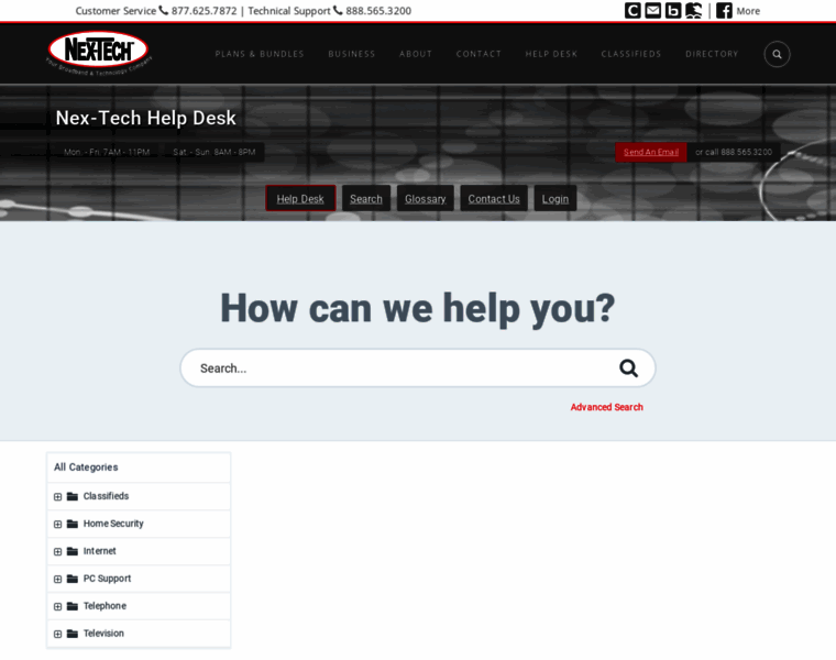Helpdesk.nex-tech.com thumbnail Helpdesk.nex-tech.com thumbnail