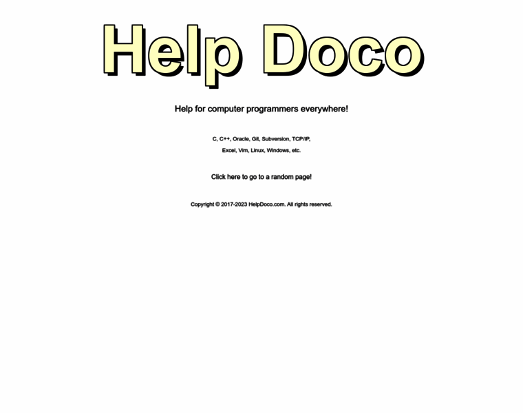 Helpdoco.com thumbnail Helpdoco.com thumbnail