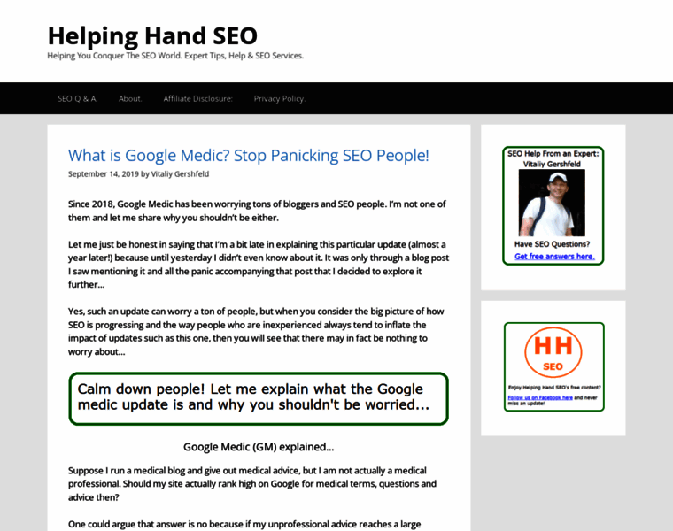 Helpinghandseo.com thumbnail