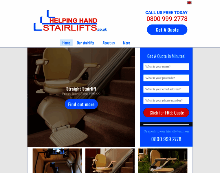 Helpinghandstairlifts.co.uk thumbnail
