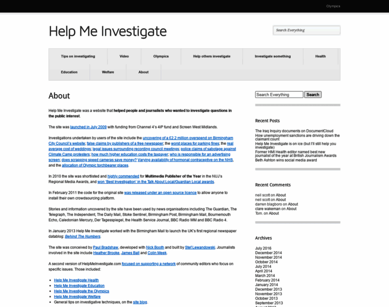Helpmeinvestigate.com thumbnail