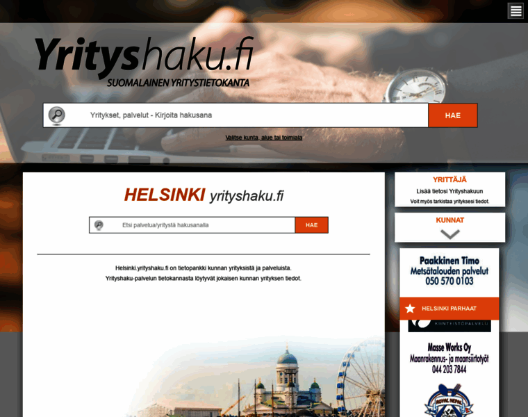 Helsinki.yrityshaku.fi thumbnail