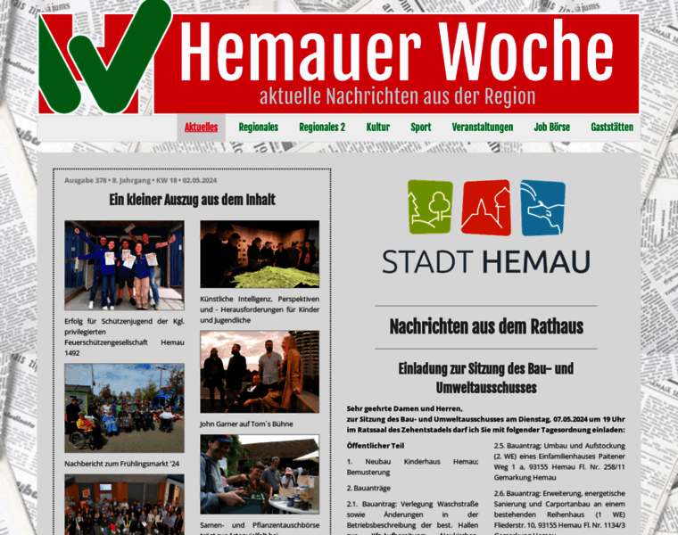 Hemauer-woche.de thumbnail