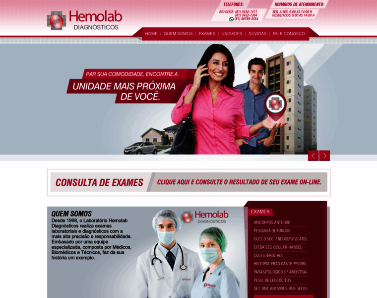 Hemolabdiagnosticos.com.br thumbnail