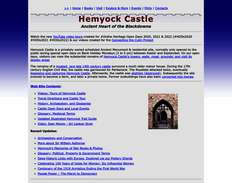 Hemyockcastle.co.uk thumbnail