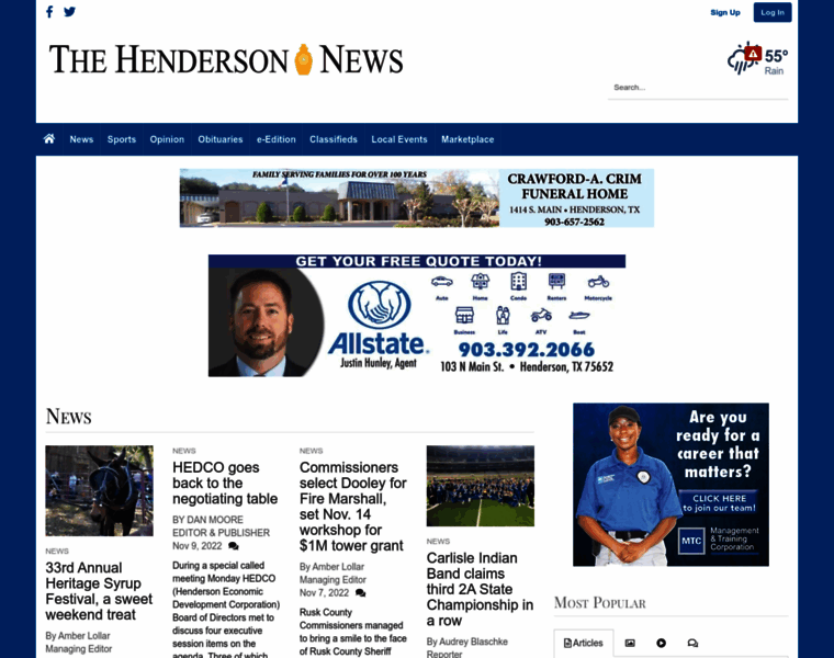 Hendersondailynews.com thumbnail