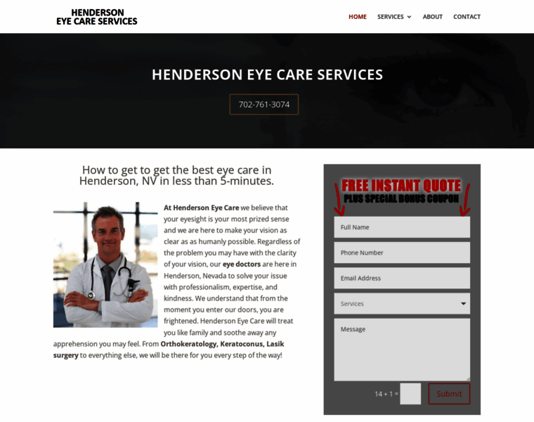 Hendersoneyecare.org thumbnail