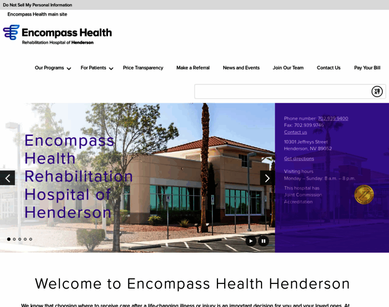 Hendersonrehabhospital.com thumbnail