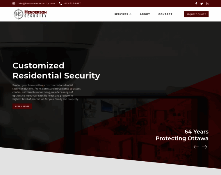 Hendersonsecurity.com thumbnail