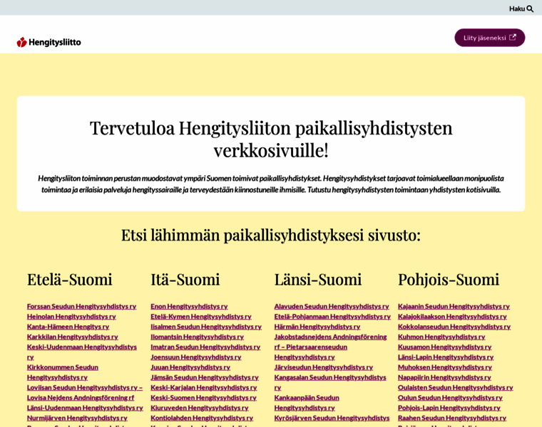 Hengitysyhdistys.fi thumbnail