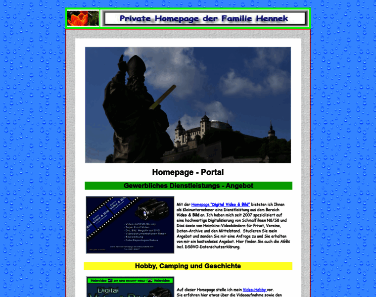 Hennek-homepage.de thumbnail