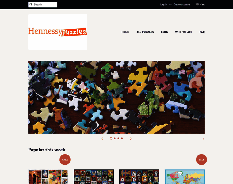 Hennessypuzzles.com thumbnail