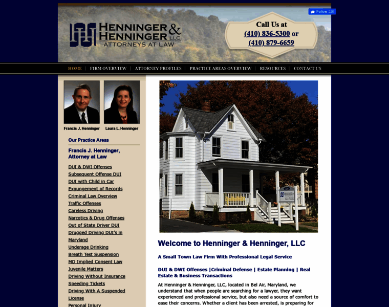Henningerlaw.com thumbnail
