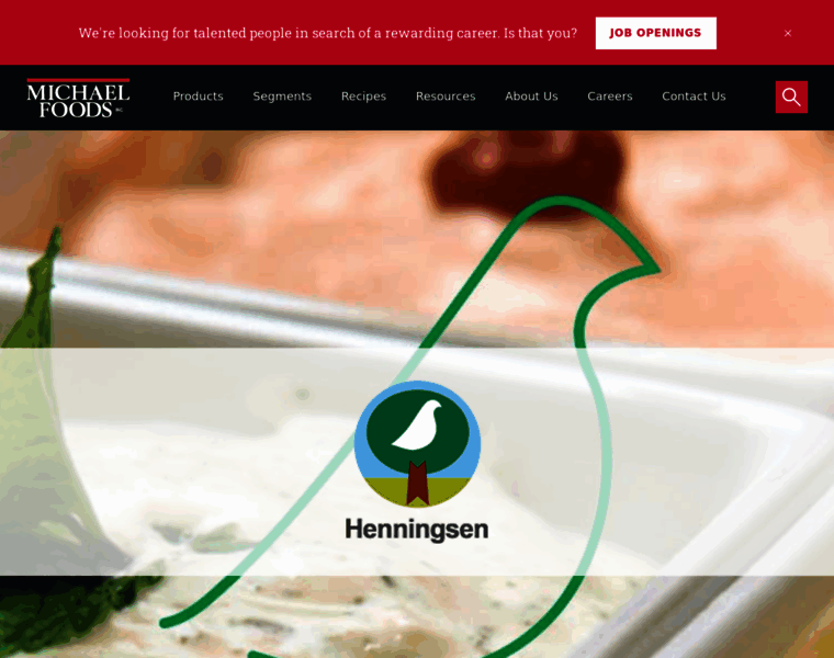 Henningsenfoods.com thumbnail