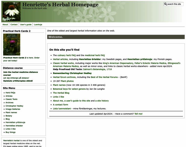 Henriettes-herb.com thumbnail