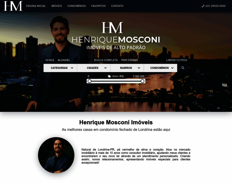 Henriquemosconiimoveis.com.br thumbnail