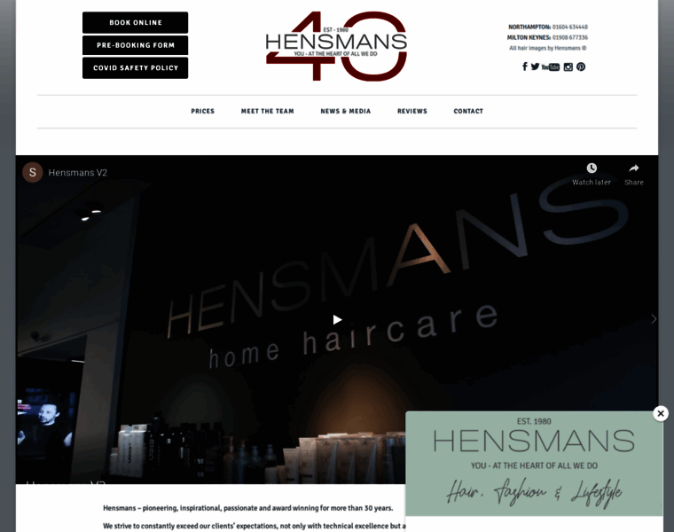 Hensmans.com thumbnail